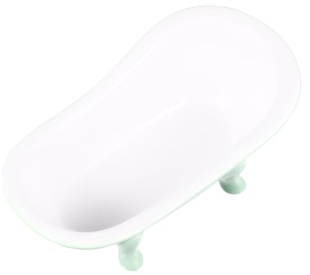 Outanaya Keramik Haustier Badewanne 15,6X5,6X7cm Sandbad für Kleintiere Natürliche Kühlung im Käfig für Hamster und Degus