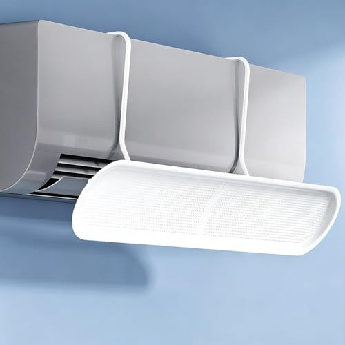 Deflector Aire Acondicionado Split Tipo Split de Pared, Desviador Aire Acondicionado, Diseño Anti-Corrientes Directas, Flujo de Difuso, Amplia Compatibilidad