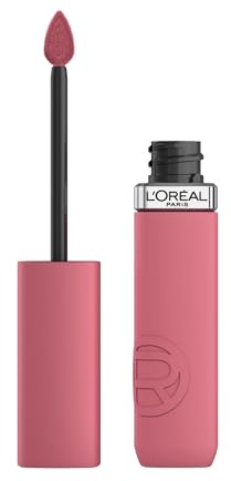 L'Oréal Paris Rossetto Liquido, Colore Intenso, Formula Matte a Lunga Durata, Con Acido Ialuronico, Resistente alle Sbavature, No transfer, Tonalità: 240 Road Tripping
