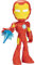 Marvel Spidey und Seine Super-Freunde – 22,5 cm Iron Man Action-Figur mit beweglichem Kopf & Armen, Repulsorstrahl-Zubehör – Vorschulspielzeug für Kinder ab 3 Jahren – Bekannt aus Disney+