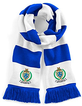 Stockport Cty. 1966-1967 Retro Traditional Football Scarf Embroidered Logo