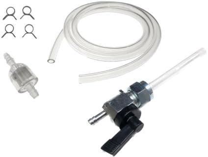 Benzinhahn Benzinfilter Benzinschlauch Set passend für Simson S50 S51 S70 S83 – Komplettes Kraftstoffsystem-Set