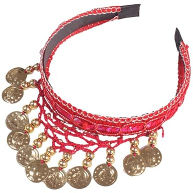BTAKANPP Yin Lot de 3 bracelets assortis pour cheveux - Bijoux gitans - Ornement de danse folklorique - 3 pièces (E, 15 x 12 x 2 cm)