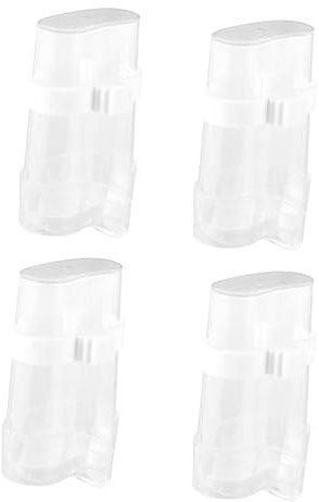 Kisangel 4pcs Automatic Drinking Fountain No Mess Bird Feeder Bird Feeding Cup for Cage