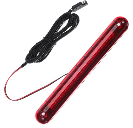 ULTECHNOVO Luz de Freno LED Roja de 24 Leds 12v para Coche Material Abs y Encendido Inmediato, Compatible Mayoría de Vehículos