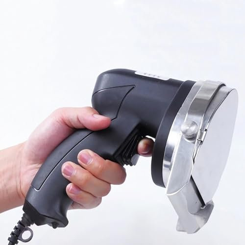 JNHWFDB Coltello Elettrico per shawarma, Doner, Kebab, coltelli per Gyros, Spessore Regolabile, Portatile, Professionale, per Barbecue da Ristorante