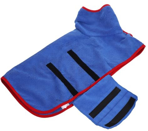 Milisten Pet Bathrobe Für Hunde Und Katzen Absorbierendes Handtuch Für Fellpflege Geeignet Für Kleine Und Große Tiere Schnelles Trocknen Langlebiges Material