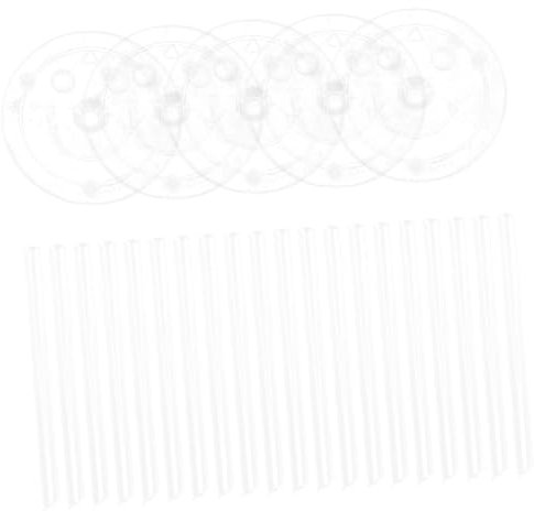 Mikinona 5sätze Kuchenteller Mit Tortenstützstäben Aus Kunststoff Für Mehrstöckige Torten Inklusive Tortenplatten Und Trennplatten Für Bäcker Zum Einfachen Schichten Und Stabilisieren