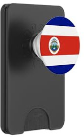 Flag of Costa Rica PopSockets PopWallet for MagSafe