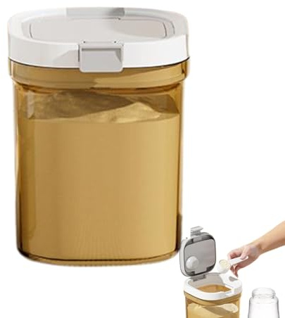 Zasdvn Dispenser per latte in polvere – Contenitore portatile per latte in polvere | Contenitore ermetico impilabile con misurino per cameretta dei bambini, frigorifero, casa, cucina e preparazione