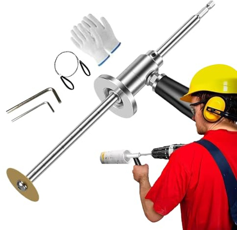 Innenrohrschneider für PVC-Rohre – Innenrohrschneider verstellbar für PVC | Ergonomisches Design zum Sägen von Glas, Marmor und Holz