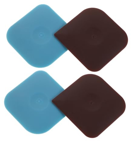 STOBAZA 4pezzi Spazzolone per Pentole in Nylon Resistente Raschietto per Pentole AntiGraffio Utensile da per Ghisa Piatti Alimenti e Forniture per Cottura