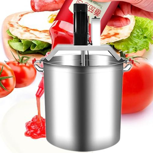 Miscelatore automatico per alimenti con raschietto a 4 lame per mescolare marmellate, salse, ripieni e condimenti caldi