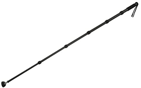 Keenso Monopode Télescopique pour Appareil Photo SLR à 6 Sections, Hauteur étirée Maximale de 166 Cm, Monopode Léger en Fiber de Carbone pour la Photographie de Voyage
