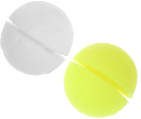 OSOLADY Ammortizzatori da Tennis Smorzatore di Vibrazioni per Racchette 2 Pezzi Plastica Facile da Trasportare per Allenamento e Competizioni Particelle Rotonde