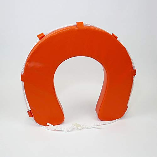 Horseshoe Lifebuoy Man overboard/MOB Yacht Boat Safety, Orange