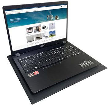 EMF Laptop Tray - Shielding ELF and RF from Computer, Tablets, Cell Phones, Black (12 x 16)