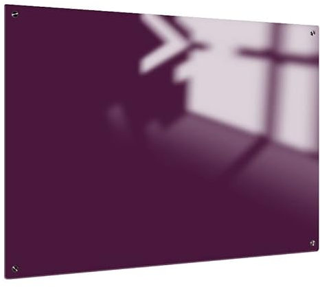 Whiteboard Glas Solid Lila Magnetisch 60x90cm | Sam Creative Whiteboard | Design Whiteboard aus Glas