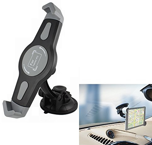 K-S-Trade Qualitativ & Innovativ Scheiben-Halterung Für Tablets Für Lenovo Smart Tab M10 HD 2nd Gen LTE Google Assistant KFZ Tablet Saugnapf Auto