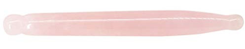 FRCOLOR Massage Stein Stick Akupunktur Punkte Massage Stick Natürliche Jade Wand für Gesichts Neck Arm Voller Körper Entspannen Rosa