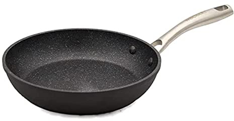 WECOOK! Ecochef Sartén Aluminio Forjado 30 cm, Inducción, Antiadherente QUANTANIUM Ecológico 3 Capas sin PFOA, 4mm Espesor, Apta Todas las Cocinas, Vitrocerámica, Gas, Lavavajillas | Antiadherente Quantanium 3 capas con titanio, sin PFOA, espesor 4 mm, mango de acero, apto lavavajillas