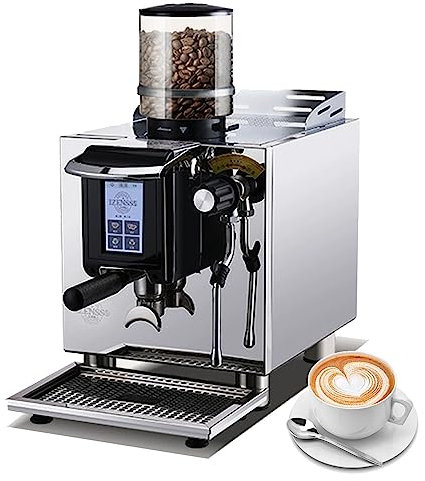 2500W Intelligent Temperature Controlled Coffee Machine 20Bar High Pressure Commercial Coffee Machine With Grinder, With Water Tank, With Professional Milk Frother. (Color : 110V, Size : 3090)