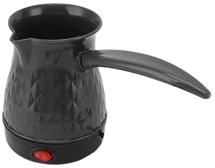Fockety Cafetière électrique Turque, cafetière électrique à Dinde 500ml, cafetière électrique en Acier Inoxydable, Machine à café Grecque et Turque avec poignée Amovible et Anti-brûlures