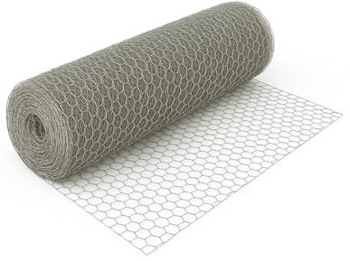 Jardin202 - Malla Hexagonal Galvanizada para Cercados | Ideal para Jardín y Protección de Animales | Rollos de 0,5x10m, 1x10m, 1x25m y 1x50m | 13mm 1x10m (Plata)
