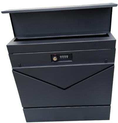 XLWLLNJ Password Lock Mailbox Letter Box Deposit Mailbox Drop Box for Apartments Townhouses