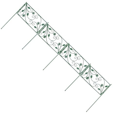 Kisangel Pflanzenstütze Gartenpflanzgestell Rankgitter Für Kletterpflanzen Dekoratives Pflanzengitter Für Den Garten