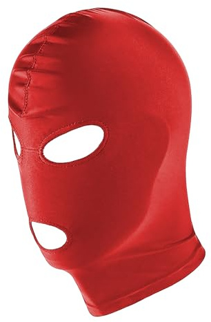 FakeFace BDSM Maske Fetisch Gesichtsmaske Augenmaske Bondage Erotische Sex Maske SM Elastikmasken Sex Stretchstoff Bondage Sklaven Sexspielzeug Maske für Paare Frauen Männer