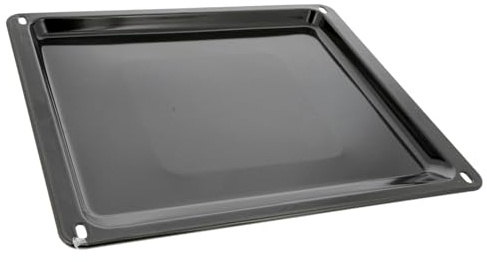 eRicambi® Leccarda Teglia Smaltata per Forno - Compatibile con Electrolux EOB3400AOX, EOB3430AOX, Zanussi ZOB343X - 422x370x20 mm - Smalto Antiaderente Resistente