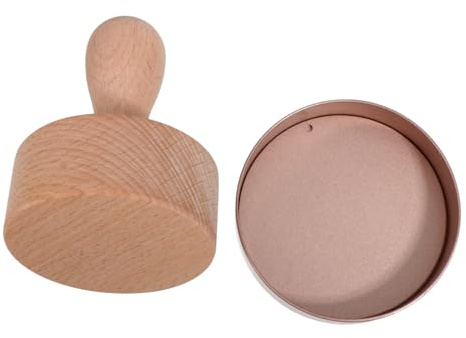 BESTYASH Moule à Tartelettes Métal Avec Tige Bois Pour Œufs Ustensile De Pâtisserie Facile à Nettoyer