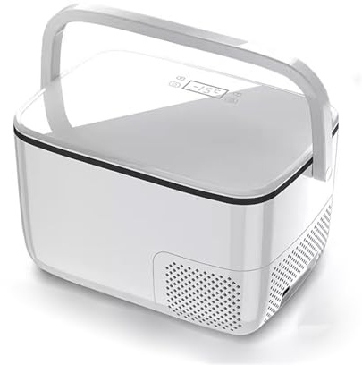 Car Refrigerator Personal Mini Fridge Car Cooler for Vehicle 18L Freezer and Refrigerator Compartment Design -20°C To 10°C Touchscreen Display 12V/24V/220V