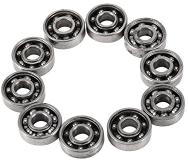 Fafeicy Rodamiento de Bolas en Miniatura 10 Paquete de 8x22x7 Mm de Acero 608 Rodamientos para Patinetas Juguetes y Maquinaria