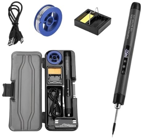 Mini Soldador USB, Pequeño, Portátil, For Uso Doméstico, Con Interfaz Tipo C, Batería De 600 MAh Y Temperatura Ajustable El Mejor Regalo(Gray)