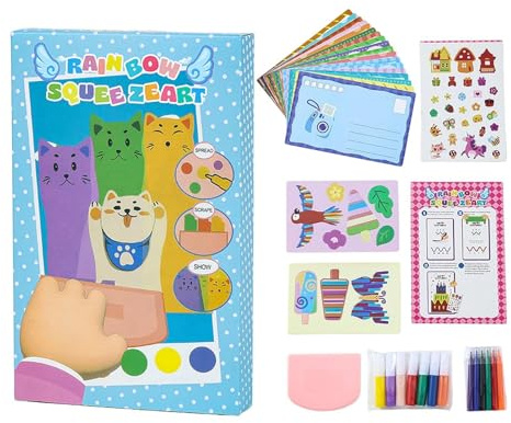 Skrapa målningsset för kreativ skrapteknik | pedagogiska konstnärsartiklar – målarlåda för och flickor finmotorik klassrum skola födelsedag semester, för flickor skola