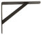 Amig - Équerre d'étagère murale | Console pour étagère | Support étagère en Acier | Coleur: Noir | Dimensions: 400 x 275 | Poids max.: 225 kg
