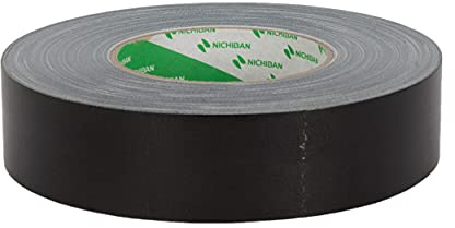 Kortpack - Nichiban-Gaffa Tape 38mm x 50mtr. Schwarz. 1 Rolle