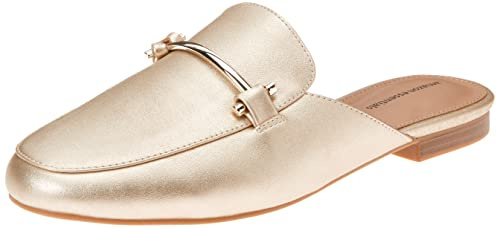 Amazon Essentials Mules à Boucle Femme, Or, 38 EU