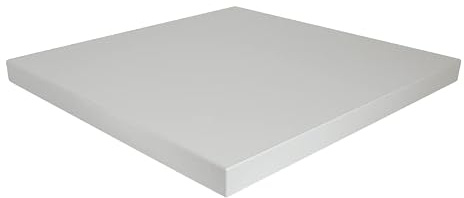 Dekorspanplatte Frontweiß Miniperl Spanplatte als Tischplatte, Schreibtischplatte, Laden- & Möbelbau - in verschiedenen Maßen erhältlich 10 mm 50x50 cm