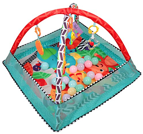 Gimnasio Bebé,Manta Juegos Bebe, Manta Actividades Bebé,Alfombra Sensorial para Bebés, Regalos para Niños y Niñas de 1 a 6-12-24 Meses