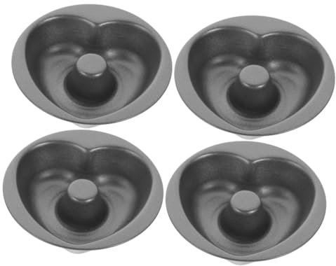 Cabilock 4 Pezzi Stampo Per Ciambella Stampo Per Ciambella Cupcake Pan Antiaderente Tortiera Stampo Per Torta Stampo Da Forno Per La Cucina Para A Forma Di Cuore Tortiere Per Uso Domestico