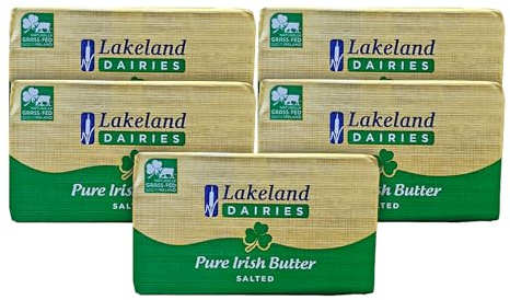 Lakeland Dairies Salted Pure Irish Butter, 250 Grams, Pack of 5