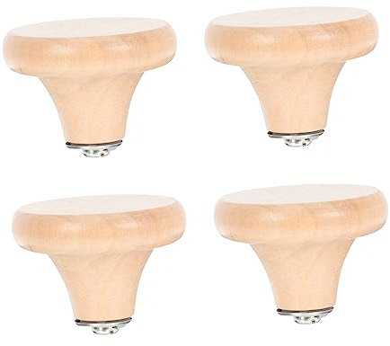 Cabilock Lot de 4 Boutons de Couvercle en Poignées de Casserole Résistantes à L'Usure pour Couvercles de Marmites et Poêles Accessoires Cuisine Confortables et Sécurisés