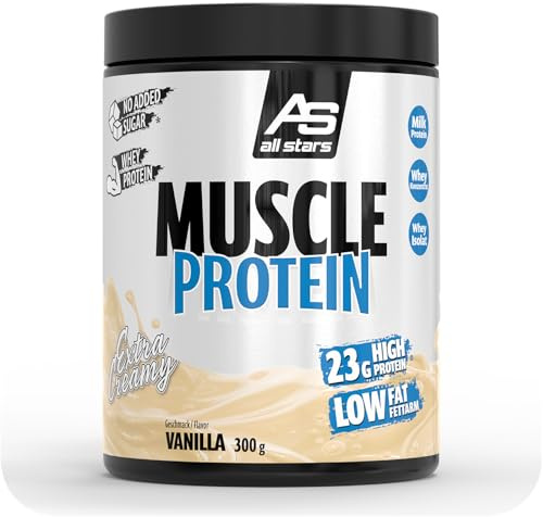 ALL STARS MUSCLE PROTEIN 300g – EXTRA CREMIG mit Vanille Flavour