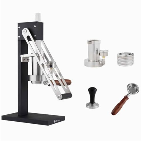 Cafetera espresso manual, preparación sin esfuerzo con cámara de presión y pistón para baristas domésticos
