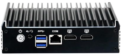 Micro Firewall Appliance, Mini PC, PFSense, Untangle, Sophos XG, Mikrotik, OPNsense, VPN, Router PC, J3160, RX18, COM, 4 x I210 I211 LAN, 2 x HDMI, Vesa Mount, 0 RAM, 0 Storage, Barebone No System