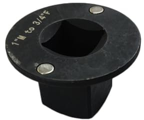 CashMuch Low Profile Impact Socket Adapter Set, 1/4 to 3/8, Heat-Treated Steel, Compact Stackable Design for Automotive and Mechanical Tasks