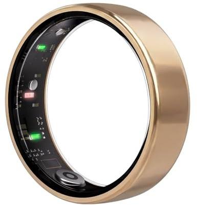 femometer Ring Air | Ultra-Thin Smart Ring | Sleep/Heart Rate/SpO2/Stress | Women's Health & Fertility Tracker with BBT Technology | Hot Flash Monitoring | Free Subscription - Size8